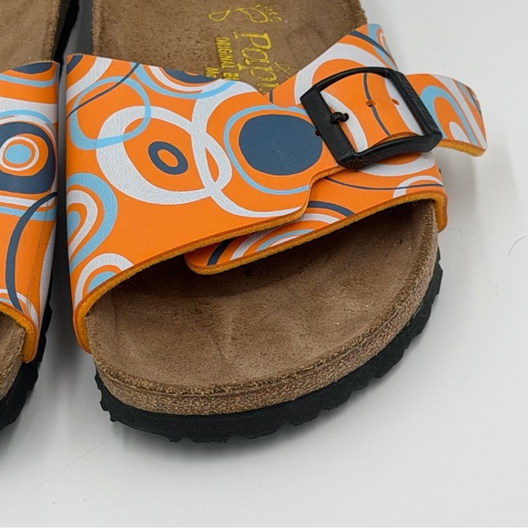 Birkenstock Kids Sandals with Orange and Blue Circles - Picture 3 of 12